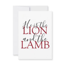 Él es el león y la simpatía del cordero