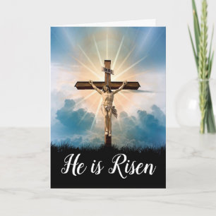Tarjeta Él es Risen