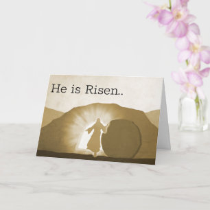 Tarjeta Él es Risen