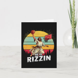 Tarjeta Él Es Rizzin Jesús El Cordero De Dios Feliz Pascua