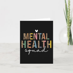 Tarjeta El Escuadrón De Salud Mental Termina El Estigma De