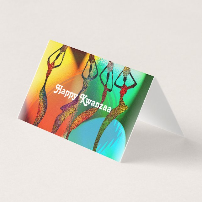 Tarjeta El espíritu de Kwanzaa (Anverso)