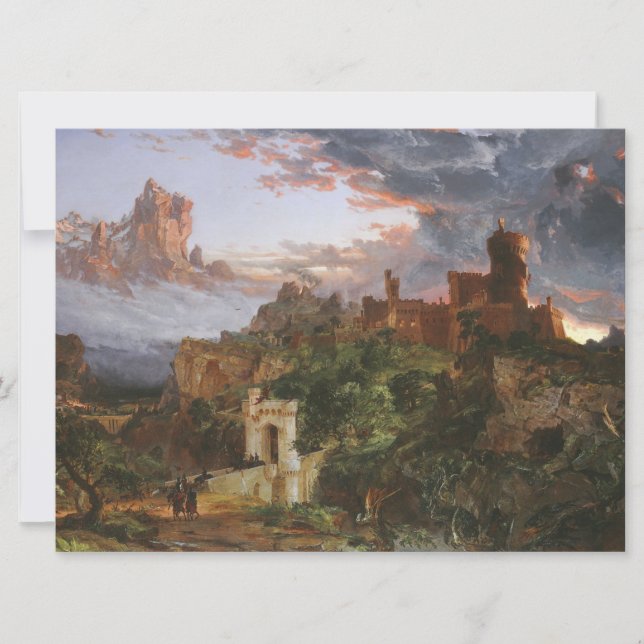 Tarjeta El espíritu de la guerra (batalla en un castillo m (Anverso)