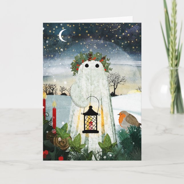 Tarjeta El Espíritu Del Solsticio De Invierno (Anverso)