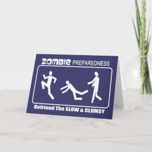 Tarjeta El estado de preparación del zombi Befriend diseño