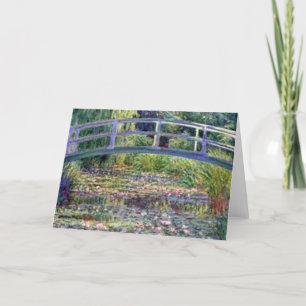 Tarjeta El estanque para lirios de agua de Claude Monet