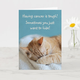 Tarjeta El estímulo del cáncer: un Kitty valiente
