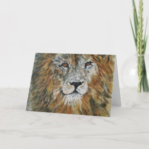 Tarjeta El evento Mane—un león en toda su majestad