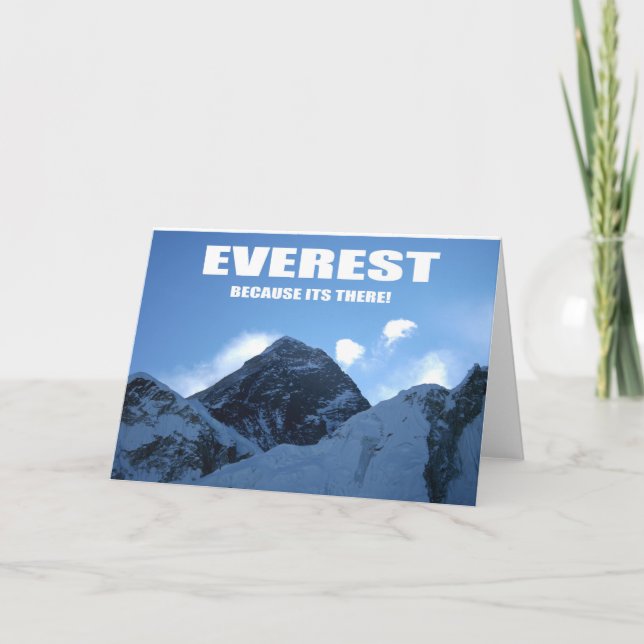 Tarjeta El Everest - Porque está ahí (Anverso)