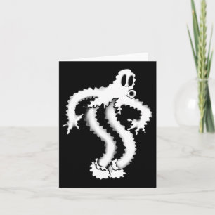 Tarjeta El Fantasma Payaso Tembloroso Espeluznante Blackwo