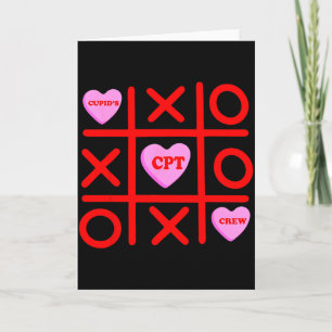 Tarjeta El favorito de Cupido Cpt Crew Xoxo Flebotomista V