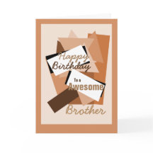 El feliz cumpleaños a Brother impresionante forma