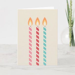 Tarjeta El feliz cumpleaños de los chicas mira al trasluz
