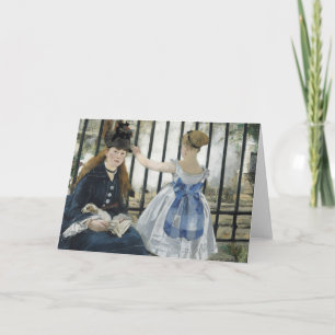 Tarjeta El ferrocarril   Édouard Manet