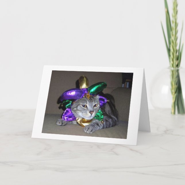 TARJETA **EL FIESTA CAT** QUIERE DECIR FELIZ EL DÍA DE SAN (Anverso)