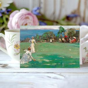 Tarjeta El Fiesta Croquet   Sir John Lavery