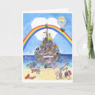Tarjeta El Fiesta de aterrizaje II, el arca de Noé