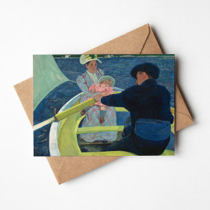 Tarjeta El Fiesta de los barcos   Mary Cassatt