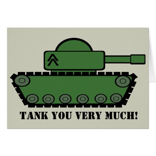 Tarjeta El fiesta del tanque le agradece