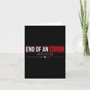 Tarjeta El Fin Del Error 20 De Enero De 2025 Trump Inaugu