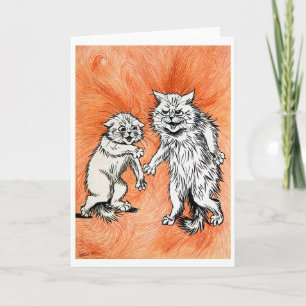 Tarjeta El fuego de la mente, Louis Wain