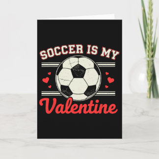 Tarjeta El fútbol es mi San Valentín