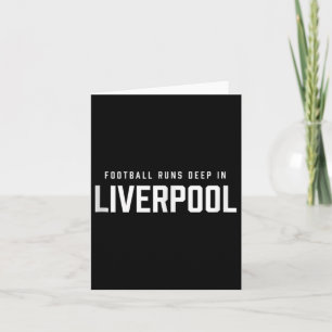 Tarjeta El Fútbol Va Profundo En La Cima Del Liverpool