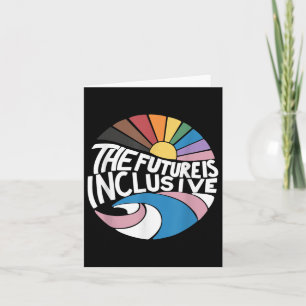 Tarjeta El Futuro Es El Orgullo Lgbt De Los Derechos De Lo