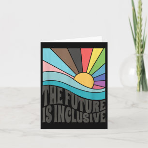 Tarjeta El Futuro Es El Orgullo Lgbt De Los Derechos De Lo