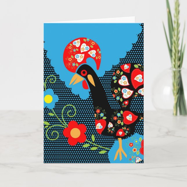 Tarjeta El gallo de Portugal (Anverso)