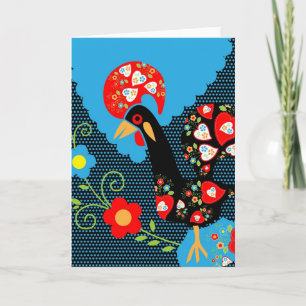 Tarjeta El gallo de Portugal
