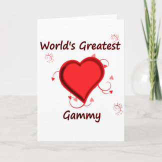 Tarjeta El Gammy más grande del mundo
