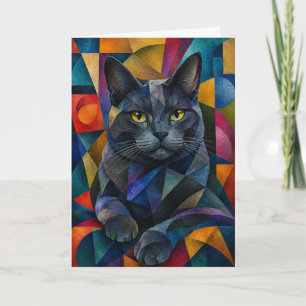 Tarjeta El Gato Cubista