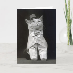 Tarjeta El gato elegante, 1906