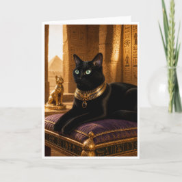 Tarjeta El Gato Negro del Faraón