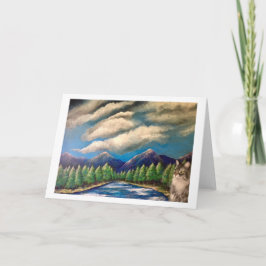 Tarjeta El gato que amó el caminar