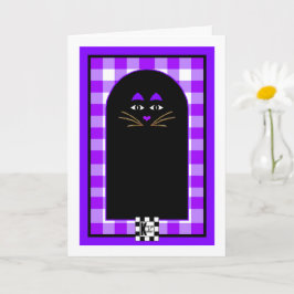 Tarjeta ¿El gato tiene tu lengua?