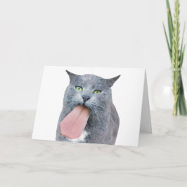 Tarjeta ¿El Gato Tiene Tu Lengua?