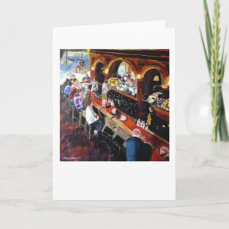 Tarjeta El "gemelo enarbola la taberna" por el perro chino