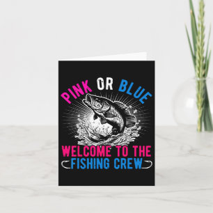 Tarjeta El Género Muestra Una Bienvenida Rosa O Azul A La