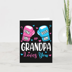 Tarjeta El Género Revela Que El Abuelo Rosa O Azul Te Ama 
