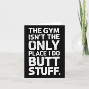 Tarjeta El Gimnasio No Es Sólo El Lugar Que Hago, Sino Cos