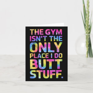 Tarjeta El Gimnasio No Es Sólo El Lugar Que Hago, Sino Cos