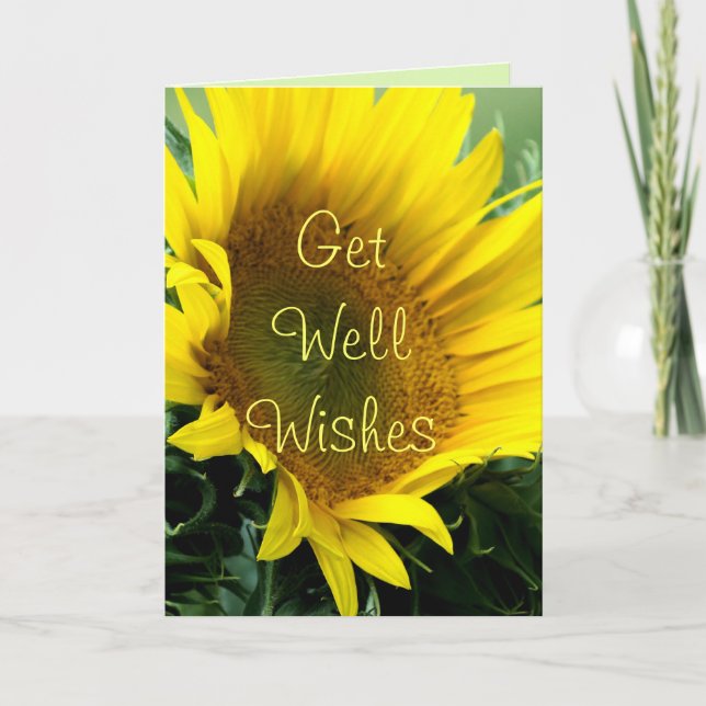 Tarjeta El girasol grande consigue el pozo o cualquier (Anverso)