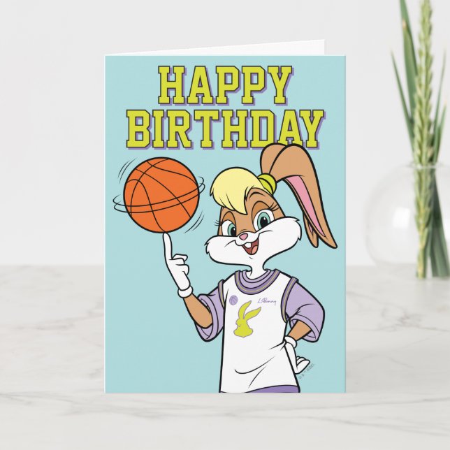 Tarjeta El giro de baloncesto de Lola (Anverso)