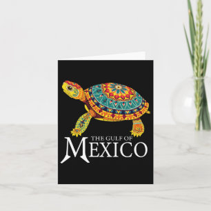 Tarjeta El golfo de la tortuga marina de México nunca olvi