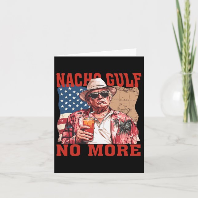 Tarjeta El Golfo De Nacho No Más Diversión De Trump Del Go (Anverso)