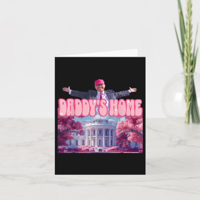 Tarjeta El gracioso hogar de Trump Daddys vuelve a casa 20 (Anverso)