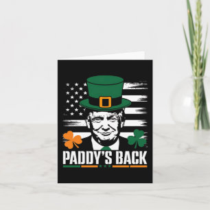 Tarjeta El gracioso regalo de Trump Paddy es perf
