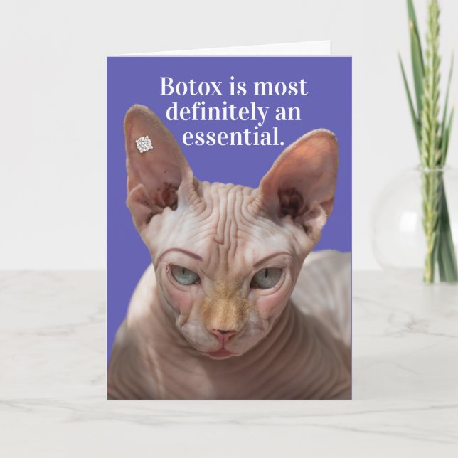 Tarjeta El Gracioso Robo De Gatos Es Esencial (Anverso)